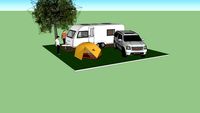 Campsite pitch