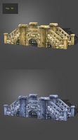 stone bridge low poly
