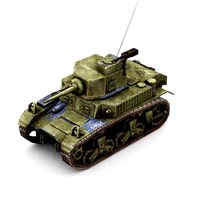 Military Modern War Light Tank (Blue)