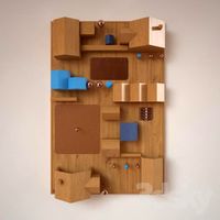 Wall organizer wooden Suburbia