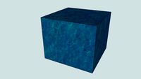 a box of water