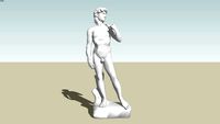 3D David Statue Michelangelo