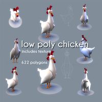 Low Poly Chicken