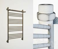 towel warmer with shelf