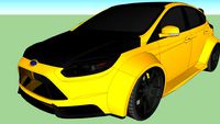 Widebody Ford Focus ST 2012