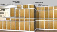 Supreme Wainscot Installation - Full Wall