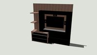 Estante Com TV e Home Theater