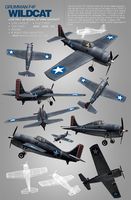 Grumman F4F Wildcat - 3Ds model of WW2 aircraft