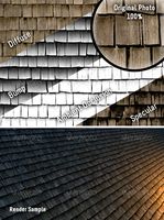 Weathered Cedar Shingles - Tileable Texture