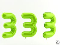 3 three balloon