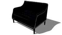 Banquette noire MARILYN, maisons du monde, Réf. 110.703 Prix:449,00