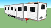 2010 Great Dane 53' Ex-Reefer Semi Trailer Mobile Shop/Office/RV