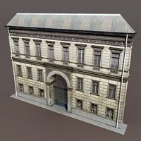 Apartment Building #120 Low Poly 3d Model