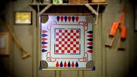 Vintage Carrom Game Board