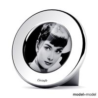 Christofle Fidelio round picture frame