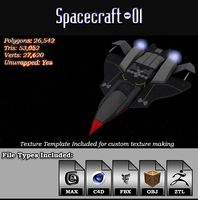 Spacecraft - 01 3D Model