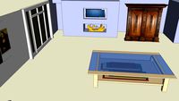 Woonkamer met gashaard