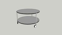 76874 Side Table Doppio Dia 80cm (Beistelltisch Doppio Dia 80cm)