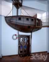 The boat and the door