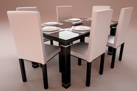 Realistic Dinning Furniture Set