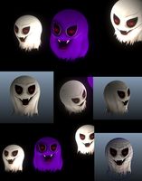 Low Poly Ghost - Maya 3D