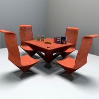 Pyramid Table And Chair