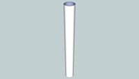 Steel column, CHS, round or rod