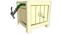 Hose Caddy with Nozzle