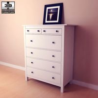 IKEA HEMNES Chest of 6 drawers - 3D Model.