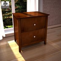 Ashley Nico Nightstand - 3D model.