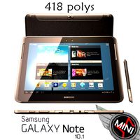 Samsung Galaxy Note 10.1 Low Poly