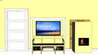 TV DVD bench