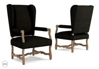 Belgium wing arm chair 8826-1100-2 w006