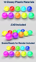 10 Glossy Plastic Materials