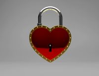 Heart Padlock