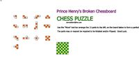Prince Henry's Broken Chessboard Chess Puzzle