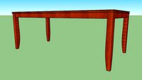 Amen table (solid rail) 24'x48' (522-2SB)