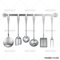 Alessi JM19 kitchen cutlery set