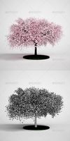 CGAxis Flowering Tree 12