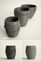 Dedon Babylon vases set