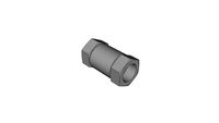 Weldable bulkhead coupling