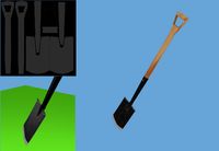 Low Poly Spade