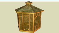 Gazebo mosquito proof