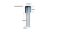 Transistor BC547B de fabrica