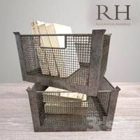 MESH METAL BIN