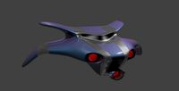 Spacecraft with Subdivision Modifier