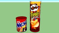 pringles e nescau