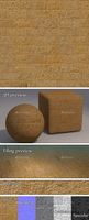 Plain Sandstone Brick Wall Seamless Texture