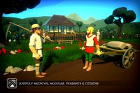 Lowpoly Medieval Modular Peasants & Citizens v1.1