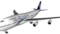 Air New Zealand Boeing 747-400 General Electric Engine Equipped